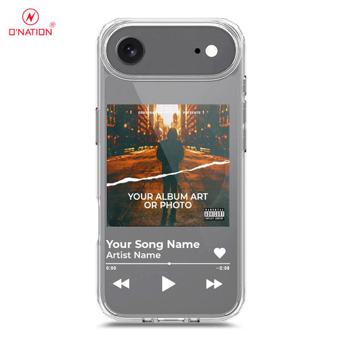 iPhone 17 Air Cover - Personalised Album Art Series - 4 Designs - Clear Phone Case - Soft Silicon Borders
