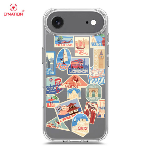 iPhone 17 Air Cover - Personalised Boarding Pass Ticket Series - 5 Designs - Clear Phone Case - Soft Silicon Borders