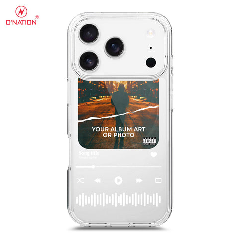 iPhone 17 Pro Max Cover - Personalised Album Art Series - 4 Designs - Clear Phone Case - Soft Silicon Borders