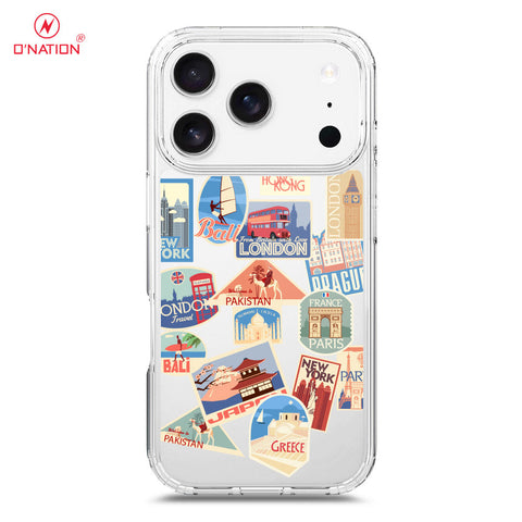 iPhone 17 Pro Max Cover - Personalised Boarding Pass Ticket Series - 5 Designs - Clear Phone Case - Soft Silicon Borders