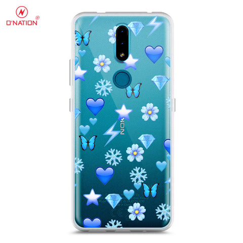 Nokia 2.4 Cover - O'Nation Butterfly Dreams Series - 9 Designs - Clear Phone Case - Soft Silicon Borders