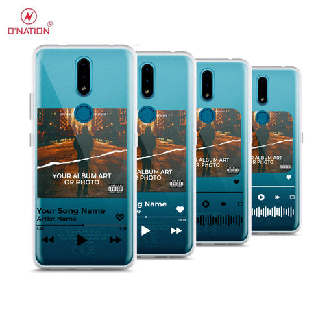 Nokia 2.4 Cover - Personalised Album Art Series - 4 Designs - Clear Phone Case - Soft Silicon Borders