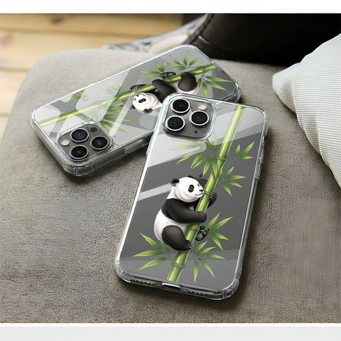 Google Pixel 10 Cover -Dreamy Panda Series - Clear Phone Case - Soft Silicon Borders