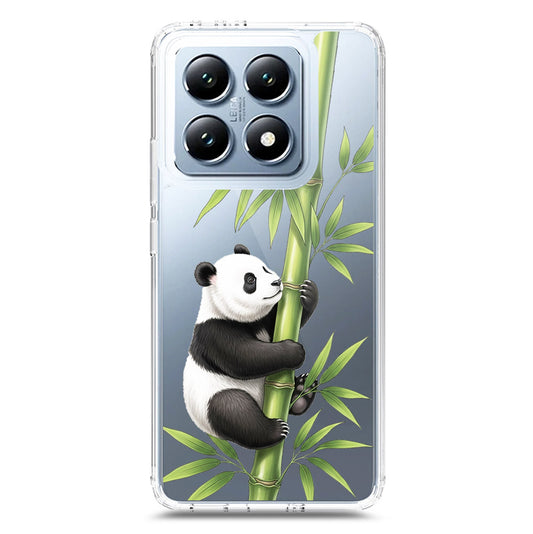 Xiaomi 14T Pro Cover -Dreamy Panda Series - Clear Phone Case - Soft Silicon Borders