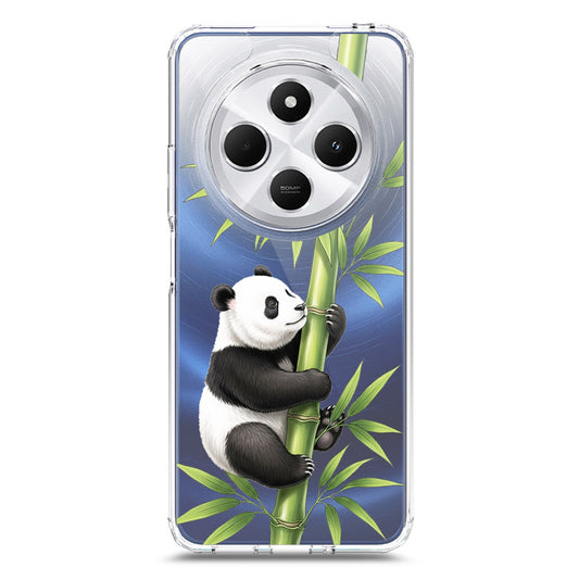 Xiaomi Redmi 14C Cover -Dreamy Panda Series - Clear Phone Case - Soft Silicon Borders