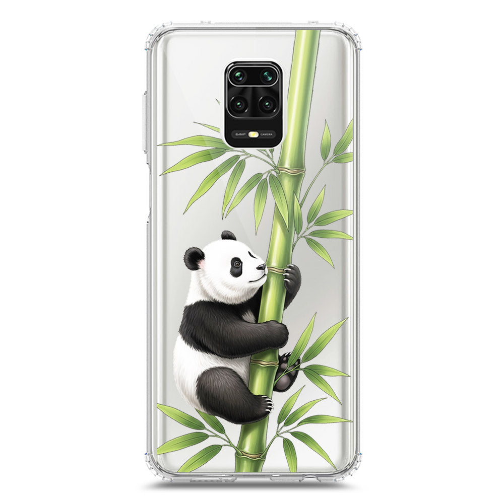 Xiaomi Redmi Note 9 Pro Max Cover -Dreamy Panda Series - Clear Phone Case - Soft Silicon Borders