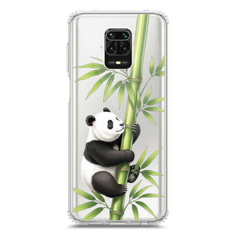 Xiaomi Redmi Note 9 Pro Max Cover -Dreamy Panda Series - Clear Phone Case - Soft Silicon Borders