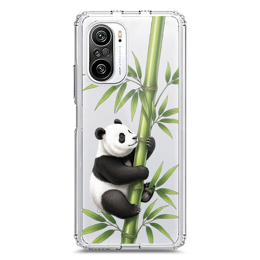 Xiaomi Poco F3 Cover -Dreamy Panda Series - Clear Phone Case - Soft Silicon Borders