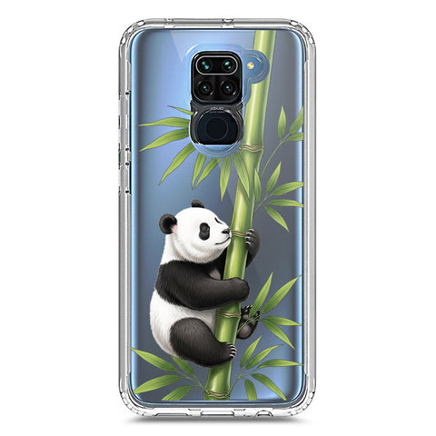 Xiaomi Redmi 10X 4G Cover -Dreamy Panda Series - Clear Phone Case - Soft Silicon Borders