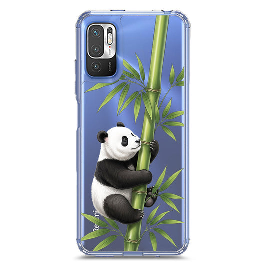 Xiaomi Redmi Note 10 5G Cover -Dreamy Panda Series - Clear Phone Case - Soft Silicon Borders