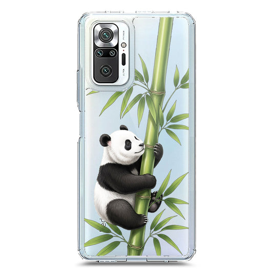 Xiaomi Redmi Note 10 Pro Max Cover -Dreamy Panda Series - Clear Phone Case - Soft Silicon Borders