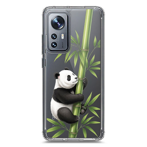 Xiaomi 12X Cover -Dreamy Panda Series - Clear Phone Case - Soft Silicon Borders