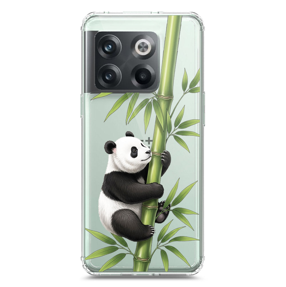 OnePlus Ace Pro Cover -Dreamy Panda Series - Clear Phone Case - Soft Silicon Borders