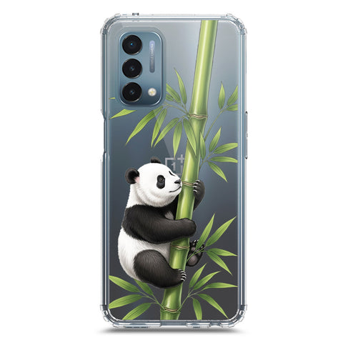 OnePlus Nord N200 5G Cover -Dreamy Panda Series - Clear Phone Case - Soft Silicon Borders