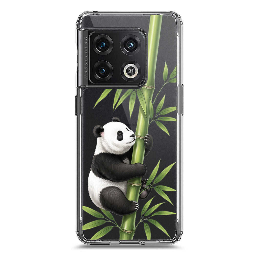 OnePlus 10 Pro Cover -Dreamy Panda Series - Clear Phone Case - Soft Silicon Borders