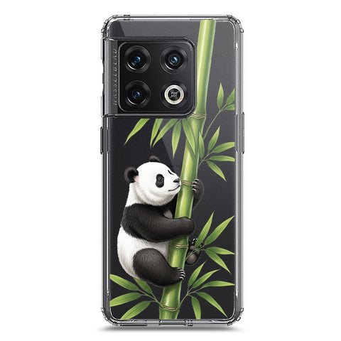 OnePlus 10 Pro Cover -Dreamy Panda Series - Clear Phone Case - Soft Silicon Borders