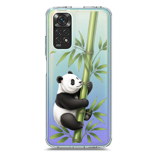 Xiaomi Redmi Note 11 Cover -Dreamy Panda Series - Clear Phone Case - Soft Silicon Borders