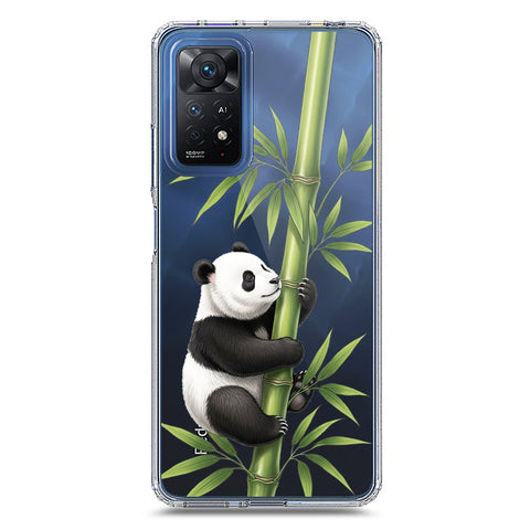 Xiaomi Redmi Note 11 pro Cover -Dreamy Panda Series - Clear Phone Case - Soft Silicon Borders