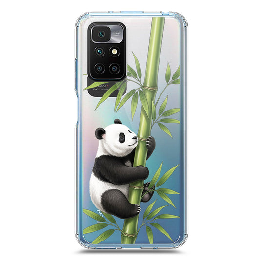 Xiaomi Redmi 10 Prime Cover -Dreamy Panda Series - Clear Phone Case - Soft Silicon Borders