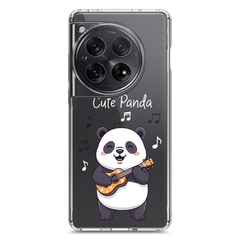 OnePlus 12 Cover -Dreamy Panda Series - Clear Phone Case - Soft Silicon Borders