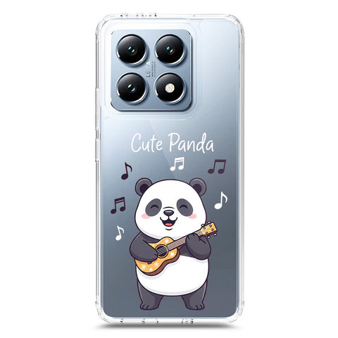 Xiaomi 14T Pro Cover -Dreamy Panda Series - Clear Phone Case - Soft Silicon Borders