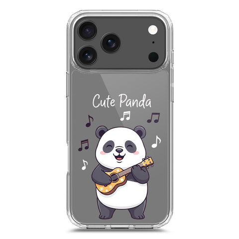 iPhone 17 Pro Max Cover -Dreamy Panda Series - Clear Phone Case - Soft Silicon Borders