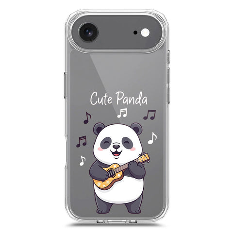 iPhone 17 Air Cover -Dreamy Panda Series - Clear Phone Case - Soft Silicon Borders