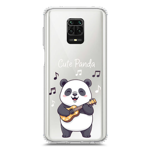 Xiaomi Redmi Note 9 Pro Max Cover -Dreamy Panda Series - Clear Phone Case - Soft Silicon Borders