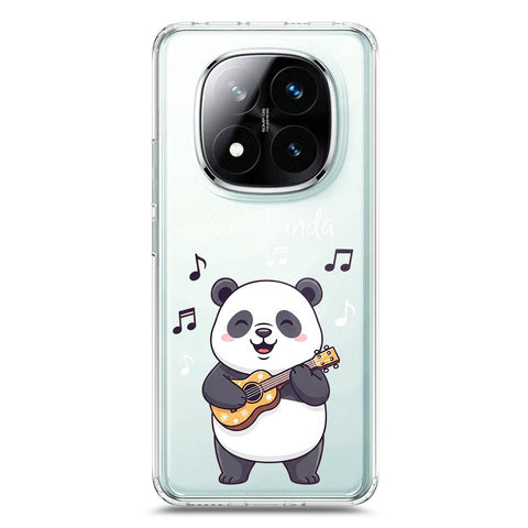Xiaomi Redmi Note 14 Pro 5G Cover -Dreamy Panda Series - Clear Phone Case - Soft Silicon Borders