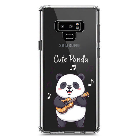 Samsung Galaxy Note 9 Cover -Dreamy Panda Series - Clear Phone Case - Soft Silicon Borders