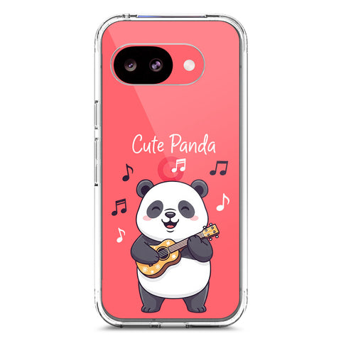 Google Pixel 10a Cover -Dreamy Panda Series - Clear Phone Case - Soft Silicon Borders