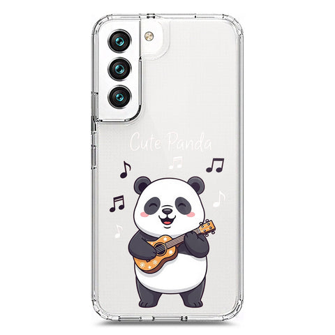 Samsung Galaxy S22 5G Cover -Dreamy Panda Series - Clear Phone Case - Soft Silicon Borders