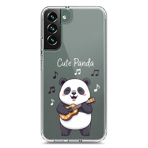 Samsung Galaxy S22 Plus 5G Cover -Dreamy Panda Series - Clear Phone Case - Soft Silicon Borders