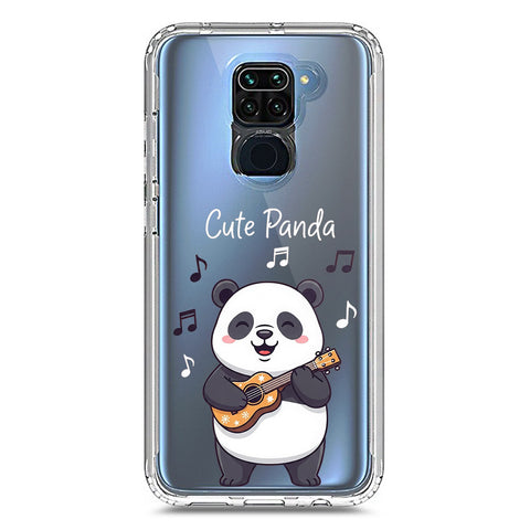Xiaomi Redmi 10X 4G Cover -Dreamy Panda Series - Clear Phone Case - Soft Silicon Borders