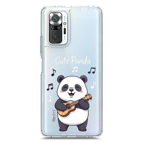 Xiaomi Redmi Note 10 Pro Max Cover -Dreamy Panda Series - Clear Phone Case - Soft Silicon Borders