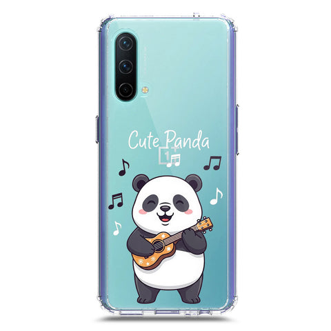 OnePlus Nord CE 5G Cover -Dreamy Panda Series - Clear Phone Case - Soft Silicon Borders