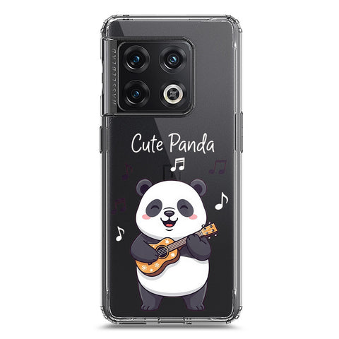 OnePlus 10 Pro Cover -Dreamy Panda Series - Clear Phone Case - Soft Silicon Borders