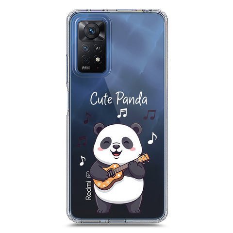 Xiaomi Redmi Note 11 pro Cover -Dreamy Panda Series - Clear Phone Case - Soft Silicon Borders