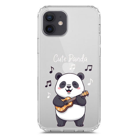 iPhone 12 Pro Cover -Dreamy Panda Series - Clear Phone Case - Soft Silicon Borders