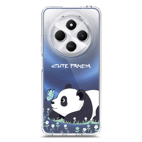 Xiaomi Poco C75 Cover -Dreamy Panda Series - Clear Phone Case - Soft Silicon Borders