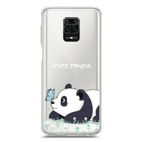 Xiaomi Redmi Note 9 Pro Max Cover -Dreamy Panda Series - Clear Phone Case - Soft Silicon Borders