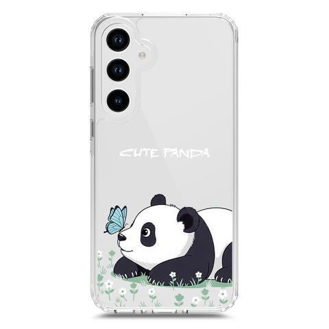 Samsung Galaxy A33 5G Cover -Dreamy Panda Series - Clear Phone Case - Soft Silicon Borders