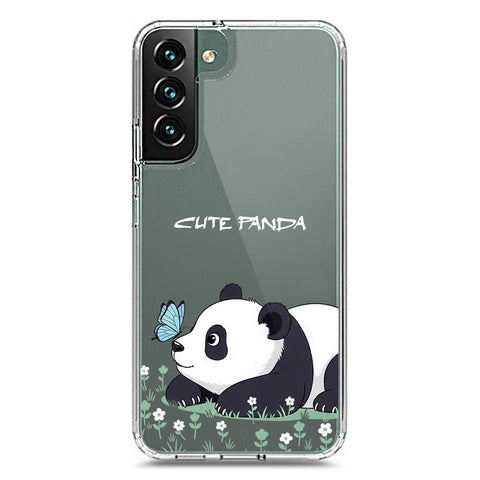 Samsung Galaxy S22 Plus 5G Cover -Dreamy Panda Series - Clear Phone Case - Soft Silicon Borders