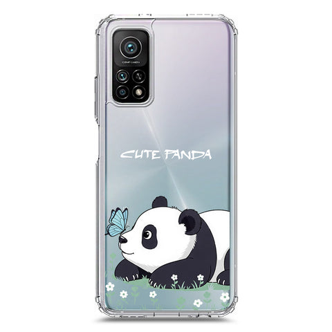 Xiaomi Mi 10T Cover -Dreamy Panda Series - Clear Phone Case - Soft Silicon Borders
