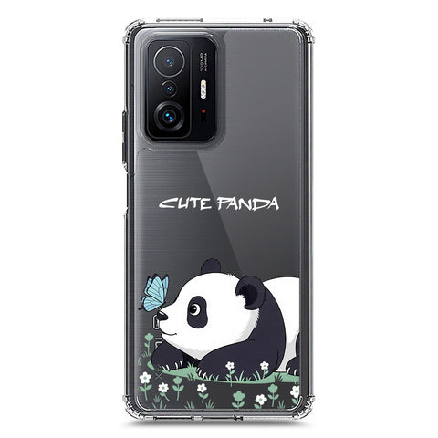 Xiaomi Mi 11T Cover -Dreamy Panda Series - Clear Phone Case - Soft Silicon Borders