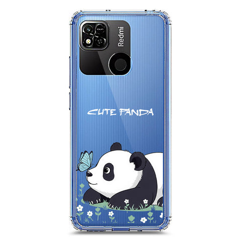 Xiaomi Redmi 10A Cover -Dreamy Panda Series - Clear Phone Case - Soft Silicon Borders
