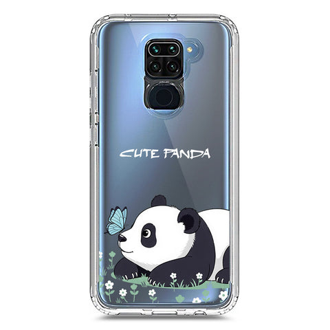 Xiaomi Redmi 10X 4G Cover -Dreamy Panda Series - Clear Phone Case - Soft Silicon Borders