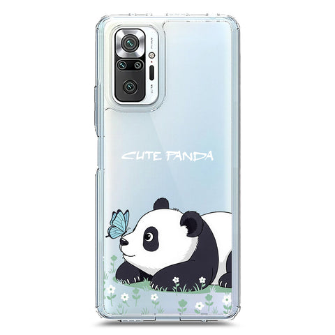 Xiaomi Redmi Note 10 Pro Max Cover -Dreamy Panda Series - Clear Phone Case - Soft Silicon Borders