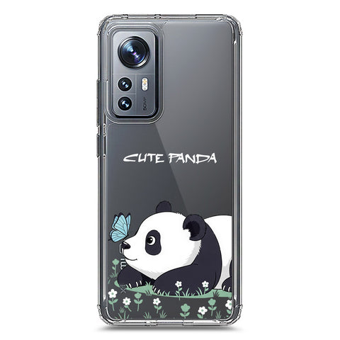 Xiaomi 12X Cover -Dreamy Panda Series - Clear Phone Case - Soft Silicon Borders