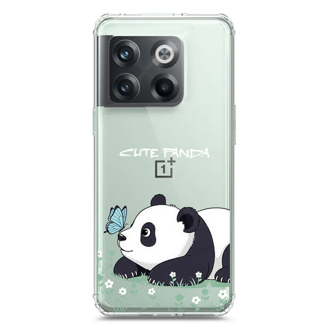 OnePlus Ace Pro Cover -Dreamy Panda Series - Clear Phone Case - Soft Silicon Borders